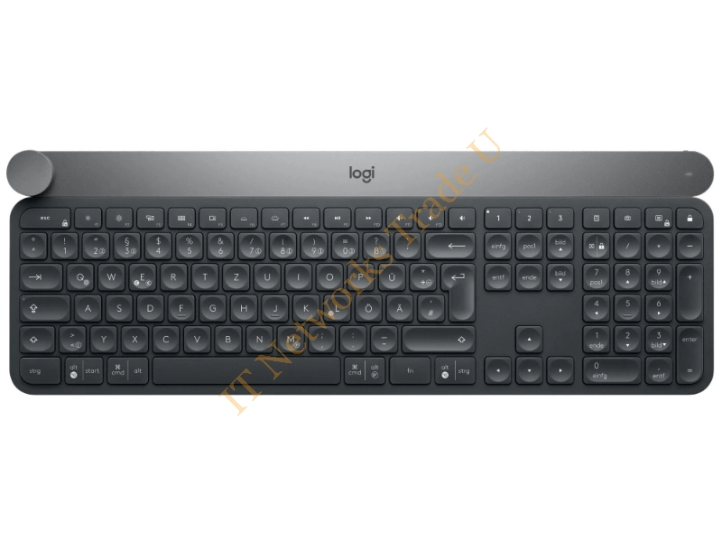 920-008496 - Logitech Craft RF Wireless + Bluetooth QWERTZ German Black, Grey Keyboards