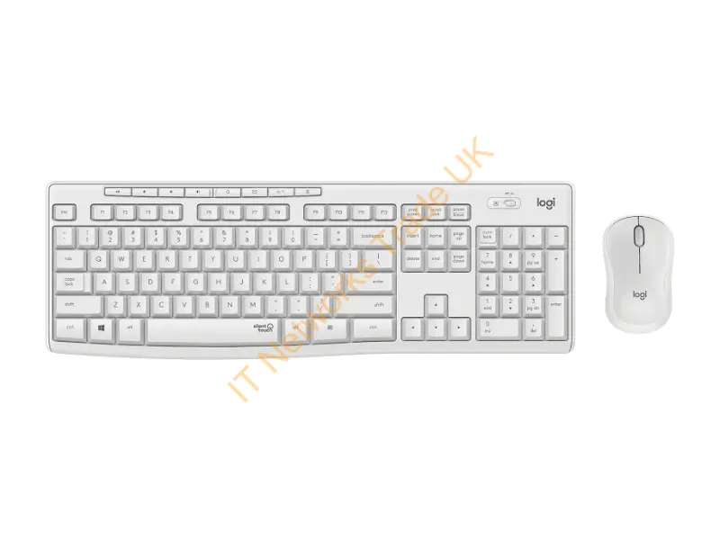 920-009819 - Keyboard & Mouse Logitech Wireless Combo MK295 white (DE) (920-009819)