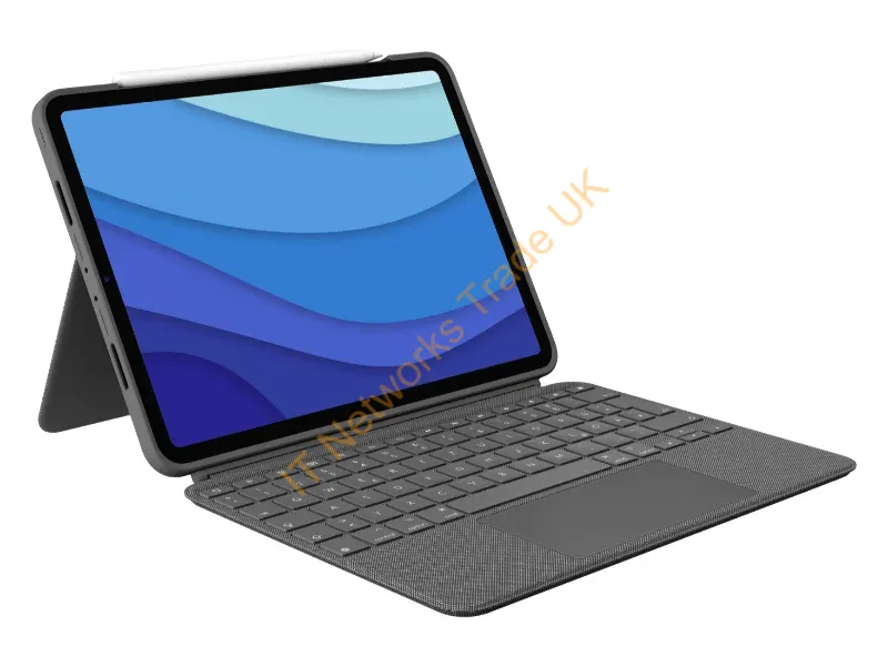 920-010142 - Keyboard & Touchpad Logitech ComboTouch Folio (DE) (920-010142)