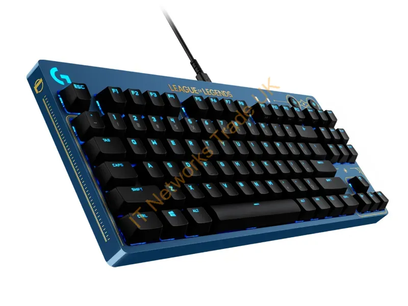 920-010533 - Logitech G 920-010533 Keyboard Gaming Usb English Black, Blue, Gold