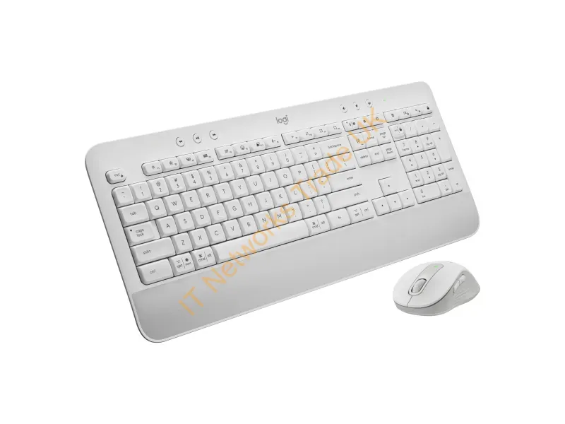 920-011018 - Logitech 920-011018 Keyboard Mouse Included Office Bluetooth Qwerty English White
