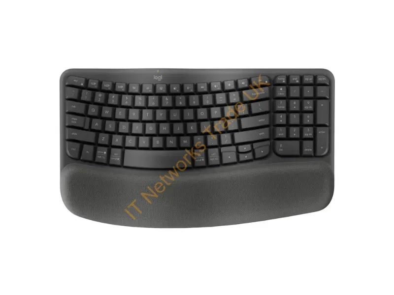 920-011898 - Logitech Wave Keys Keyboard Universal Rf Wireless + Bluetooth Qwerty English Graphite