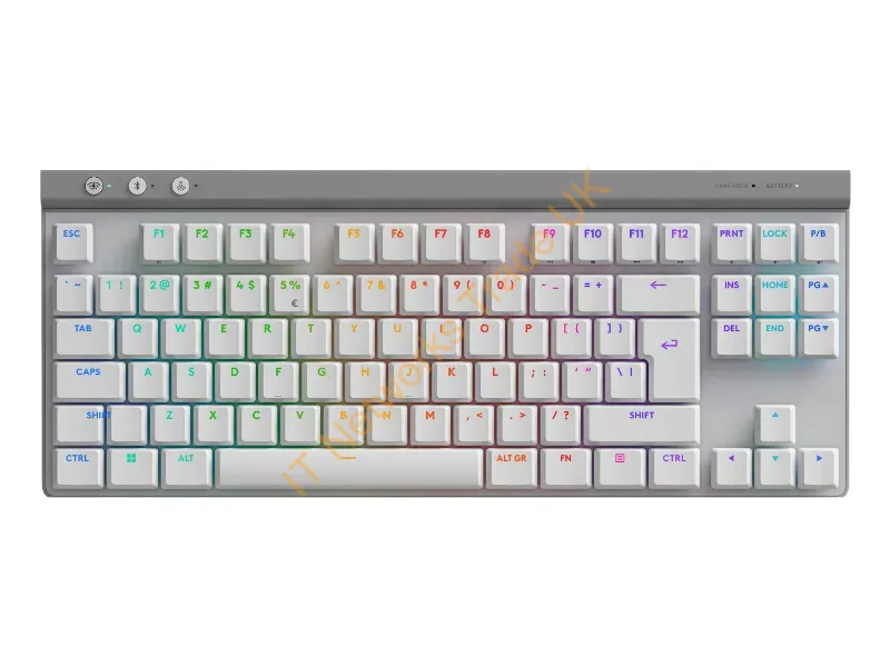 920-012537 - Logitech G 920-012537 Keyboard Gaming Rf Wireless + Bluetooth Qwerty English White