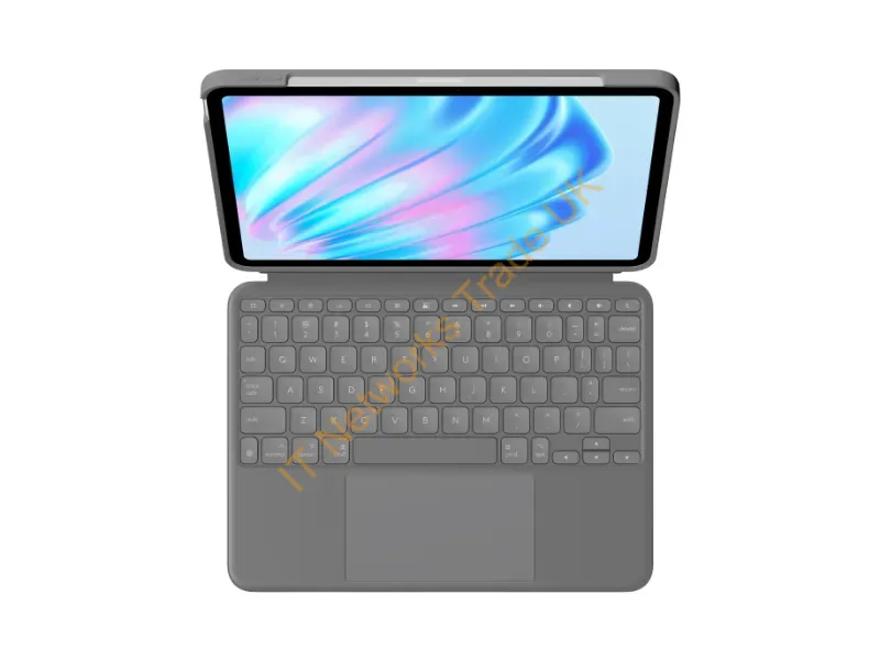 920-012626 - Logitech Combo Touch For Ipad Air 11-Inch (M2 & M3), Ipad Air (5Th Gen) Qwerty English Smart Connector Gray