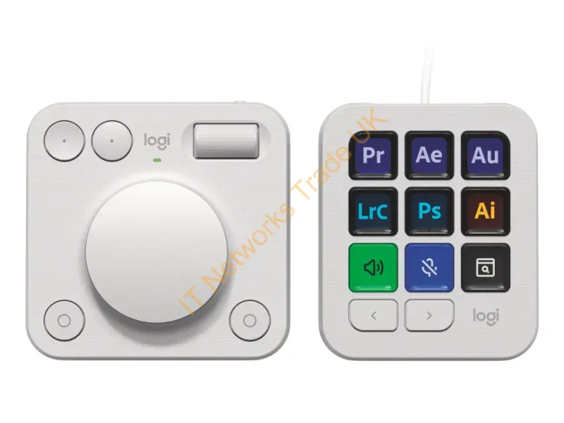 920-012661 - Logitech Mx Creative Console Keypad Bluetooth/Usb Gray