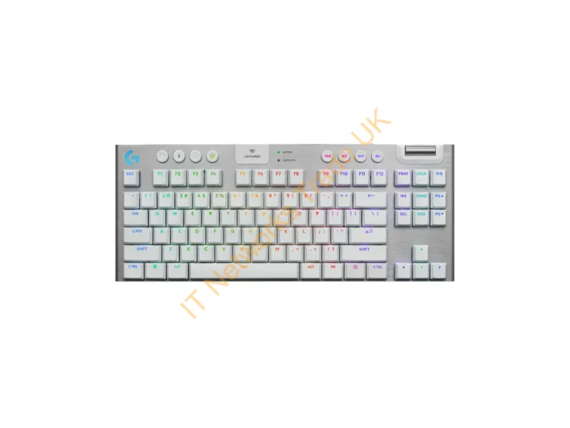 920-012732 - Logitech G 920-012732 Keyboard Gaming Rf Wireless + Bluetooth Qwerty English White