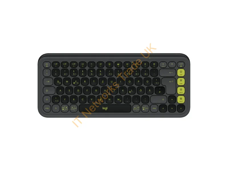 920-013059 - Keyboard Logitech Pop Icon Keys Wireless Graphite (DE) (920-013059)
