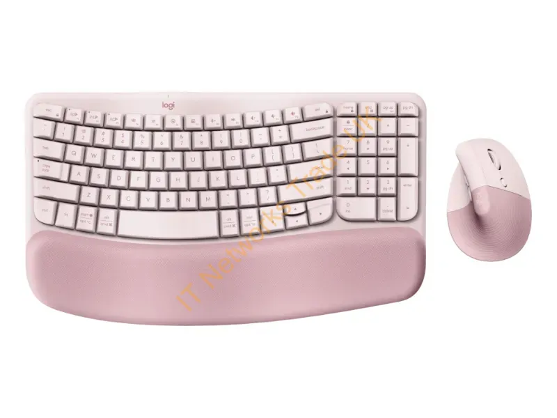 920-013612 - Logitech 920-013612 Keyboard Rf Wireless + Bluetooth English Rose