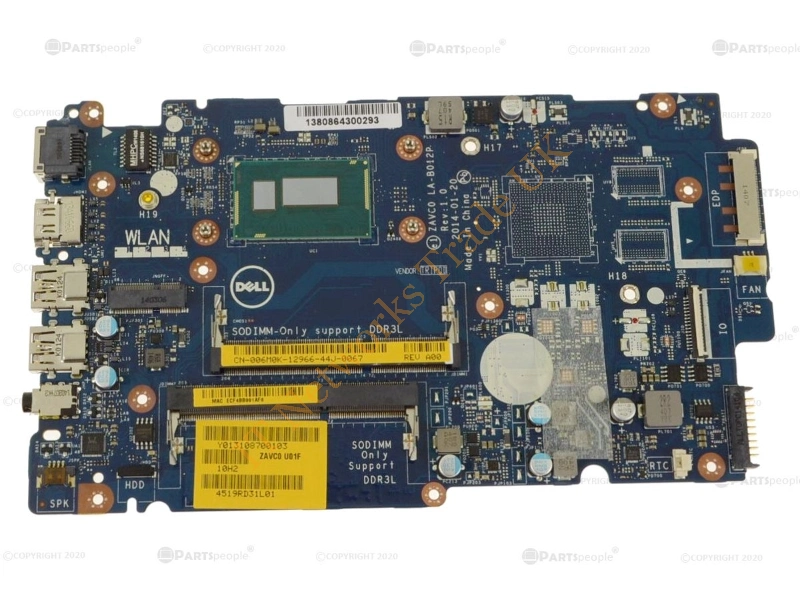 9206D Dell Motherboard / System Board / Mainboard