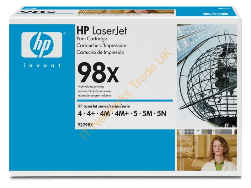 HP 92298X (98X) Toner black, 8.8K pages Accessory