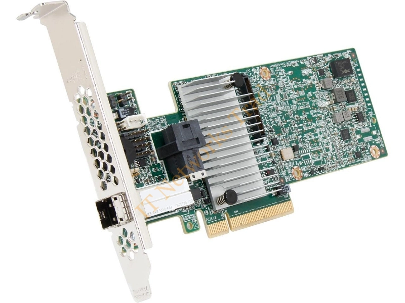 9380-4I4E LSI Logic MegaRAID SAS 4i4e 8-Port 12GB/s SATA+SAS PCI-Express 3.0 Low Profile RAID Controller Card