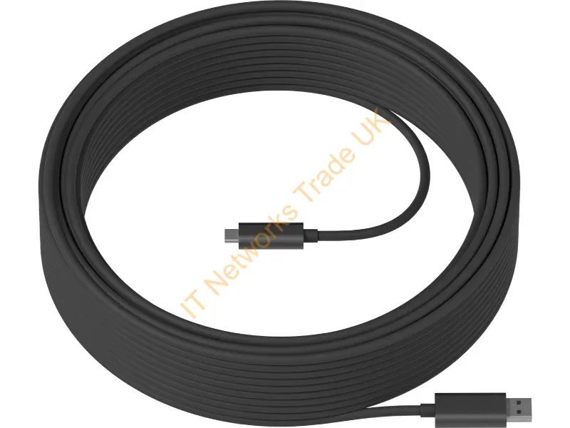 939-001799 - Logitech 939-001799 Usb Cable Usb 3.2 Gen 2 (3.1 Gen 2) 393.7" (10 M) Usb A Usb C Graphite
