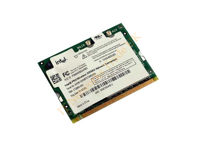 93P3485 IBM Intel PRO Wireless 2200BG Mini-PCI COMMUNICATION Adapter Wireless LAN Card