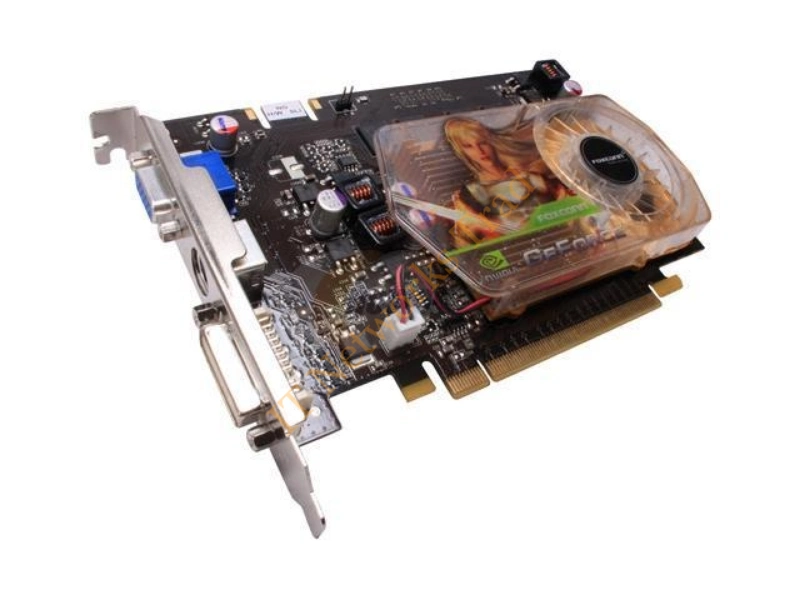 9400GT-512F Foxconn nVidia GeForce 9400GT 512MB GDDR2 128-Bit VGA / DVI-I PCI Express x16 Video Graphics Card