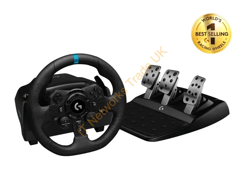 941-000150 - Logitech G G923 Racing Wheel and Pedals for PS5, PS4 and PC