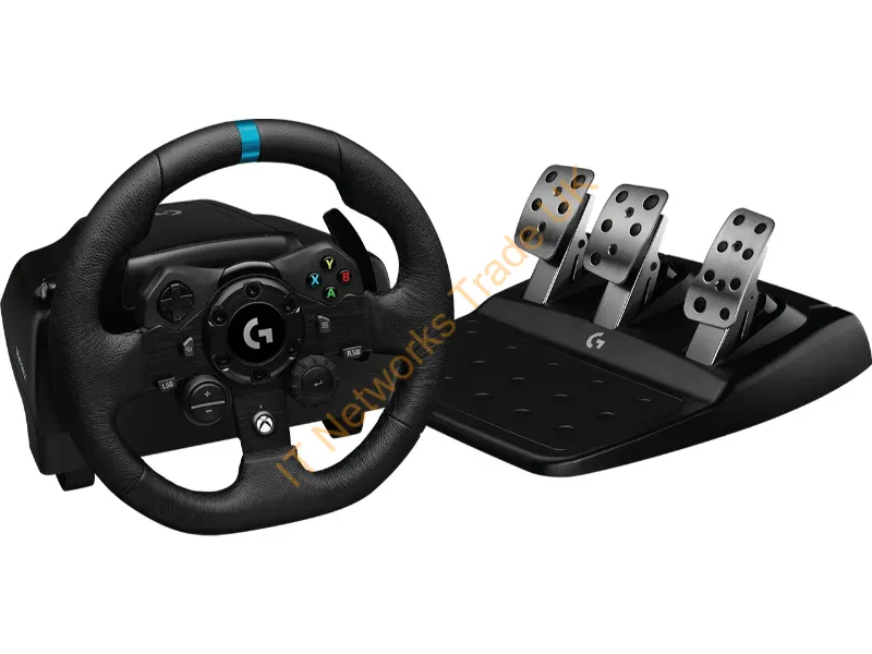 941-000156 - Logitech G 941-000156 Gaming Controller Black Usb Steering Wheel + Pedals Pc, Xbox One