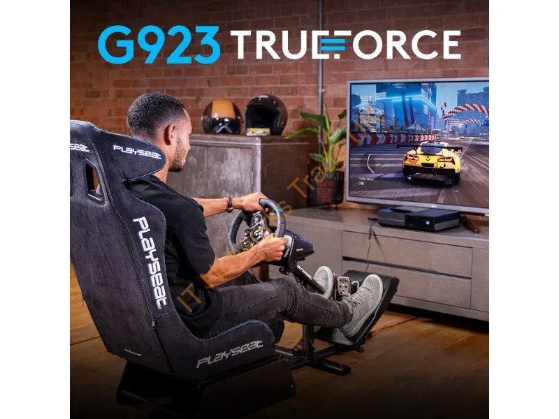 941-000160 - Logitech G G923 Racing Wheel and Pedals for Xbox X|S, Xbox One and PC