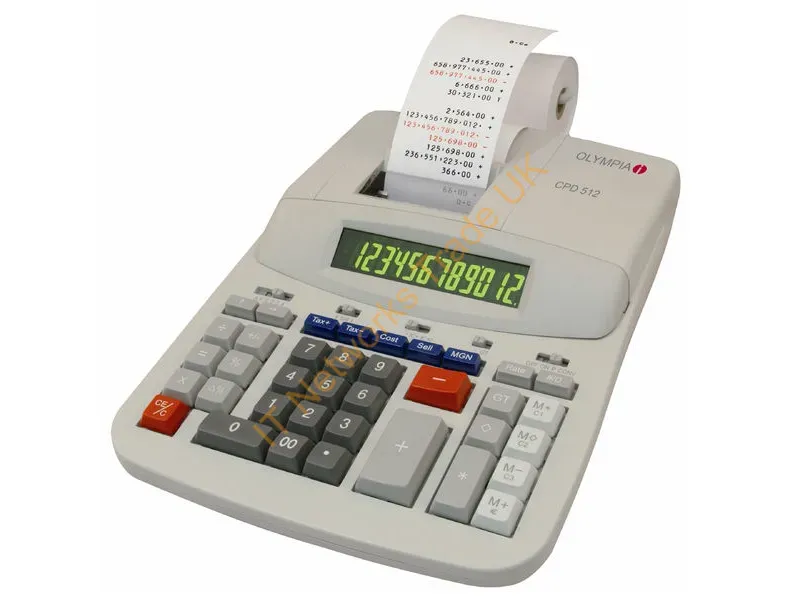 944837002 - Olympia CPD 512 calculator Desktop Printing White