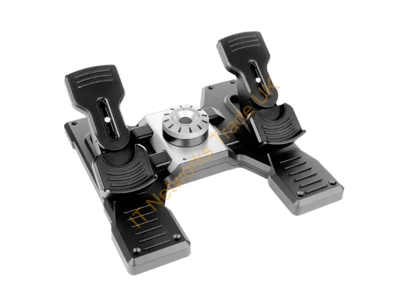 945-000024 - Logitech G G Saitek Pro Flight Rudder Pedals Black, Silver Usb 2.0 Analogue Pc