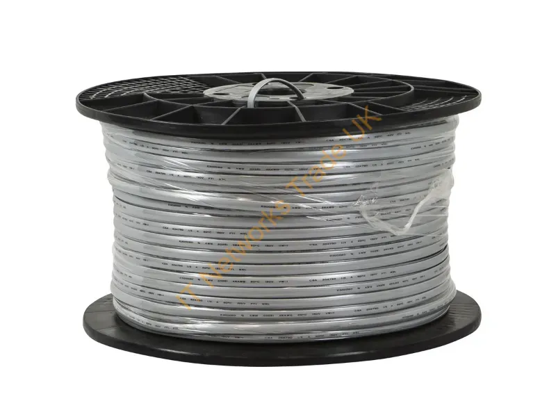 956 - Monoprice Cat 3, 304.8 M Networking Cable Silver 12000" (304.8 M) Cat3