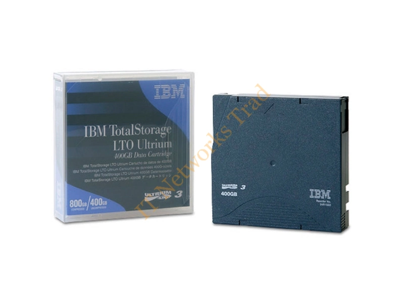 95P2020 IBM Total Storage LTO Ultrium 3 Tape Cartridge LTO Ultrium LTO-3 400GB (Native) / 800GB (Compressed) Tape Media Storage