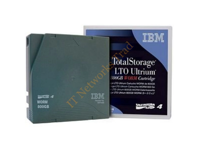 95P4450 IBM LTO Ultrium 4 WORM Tape Cartridge LTO Ultrium LTO-4 800GB (Native) / 1.6TB (Compressed) Tape Media Storage