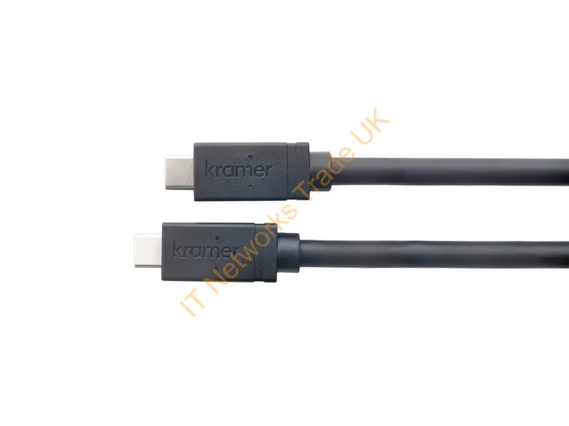96-0219103 - Kramer Electronics Ca�U32/Ff�10 Usb Cable Usb 3.2 Gen 2 (3.1 Gen 2) 118.1" (3 M) Usb C Black