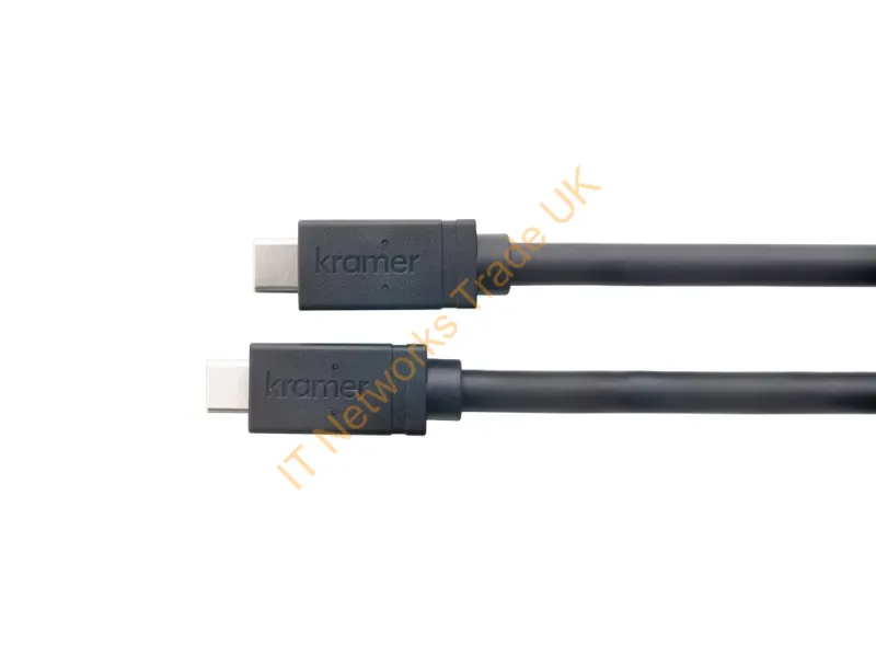 96-0219105 - Kramer Electronics Ca�U32/Ff�15 Usb Cable Usb 3.2 Gen 2 (3.1 Gen 2) 181.1" (4.6 M) Usb B Usb C Black