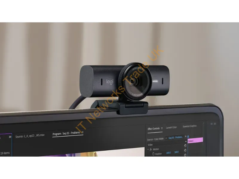 960-001558 - Logitech 960-001558 Webcam 8.5 Mp 3840 X 2160 Pixels Usb Black