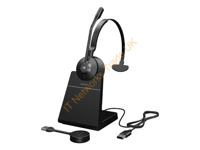 9653-455-125 - Jabra Engage 55 Se Headset Wireless Head-Band Office/Call Center Black