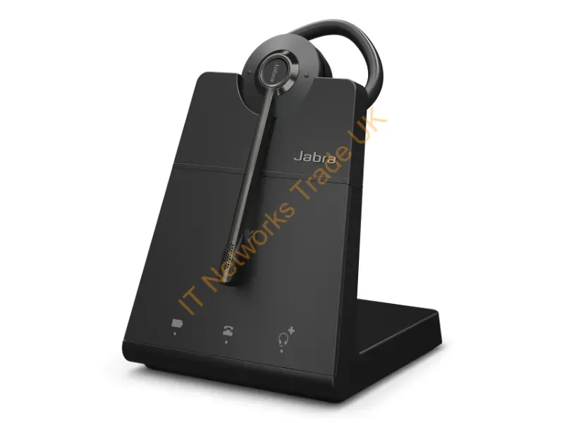 9655-523-125 - Jabra Engage 45 Se Headset Wireless Ear-Hook, Head-Band Office/Call Center Black