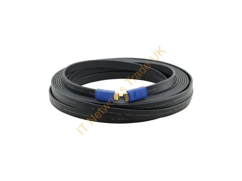 97-01014075 - Kramer Electronics C-Hm/Hm/Flat/Eth-75 Hdmi Cable 901.6" (22.9 M) Hdmi Type A (Standard) Black