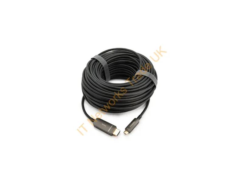 97-044000098 - Kramer Electronics Cp-Aocu/Ch-98 1181.1" (30 M) Usb Type-C Hdmi Black