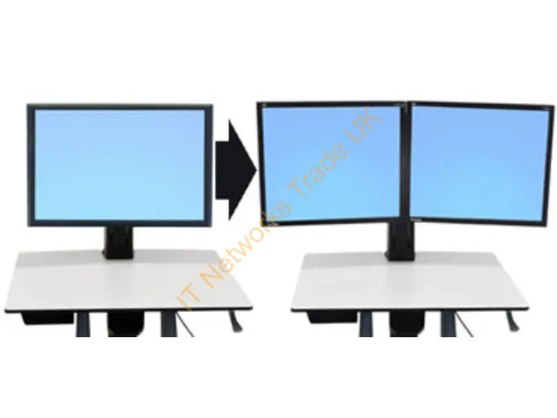 97-606 - Ergotron Workfit Convert-To-Dual Kit From Single Hd 22" Desk