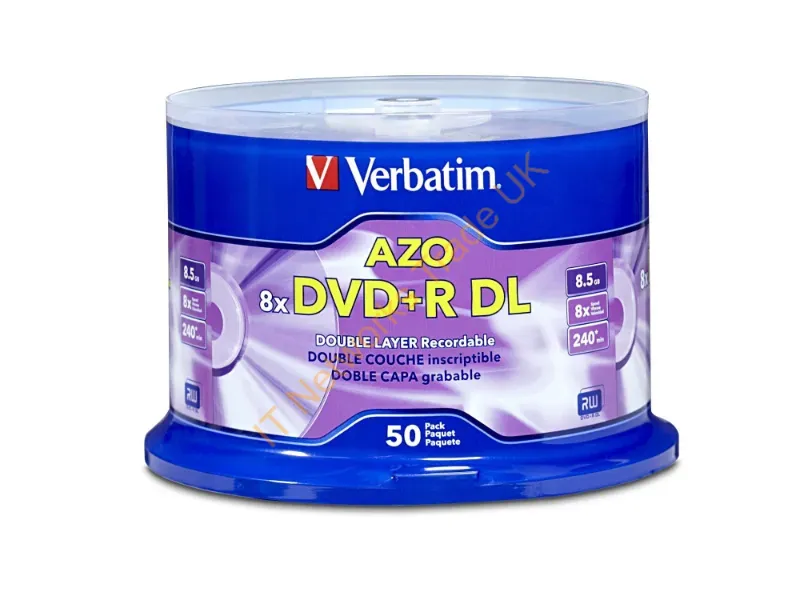 97000 - Verbatim Dvd+R Dl 8.5Gb 8X 50 Pk 50 Pc(S)