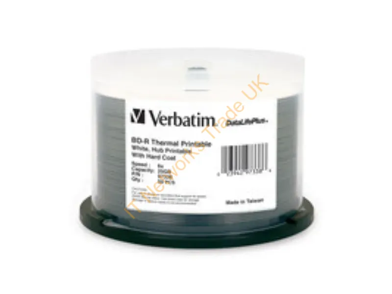 97338 - Verbatim 97338 Blank Blu-Ray Disc Bd-R 25 Gb 50 Pc(S)