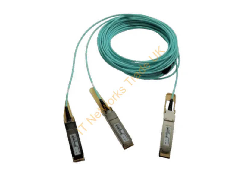 975668 - Cornelis Networks 975668 InfiniBand/fibre optic cable 60 m QSFP QSFP-DD AOC Aqua colour