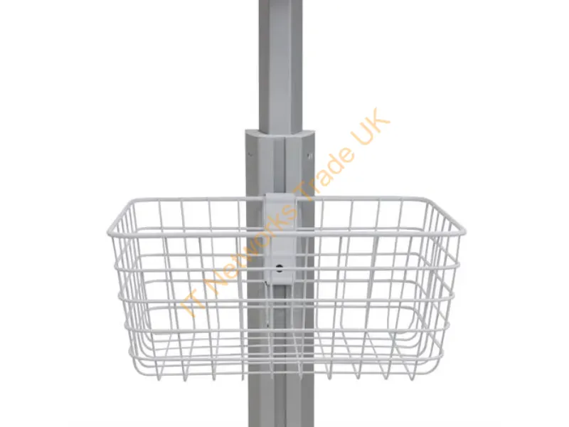 98-136-216 - Ergotron 98-136-216 Multimedia Cart Accessory White Basket