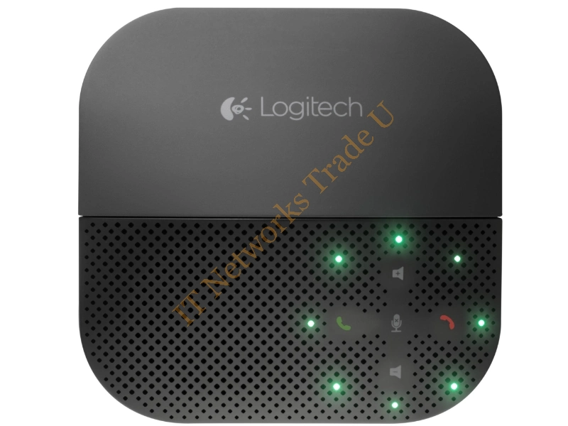 Logitech P710e Mobile phone USB/Bluetooth Black speakerphone