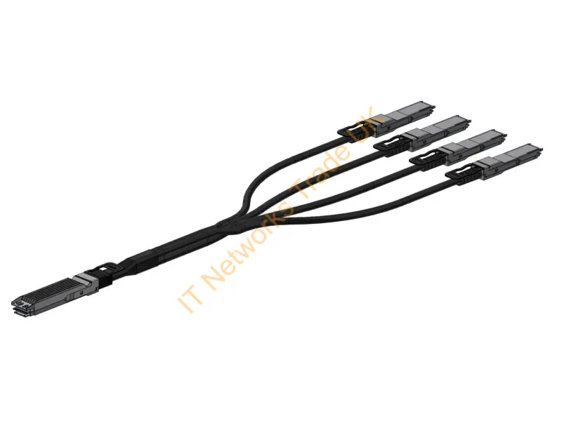 980-9I75R-00N003 - Nvidia MCP7Y40-N003 InfiniBand/fibre optic cable 3 m OSFP 4xQSFP112 Black
