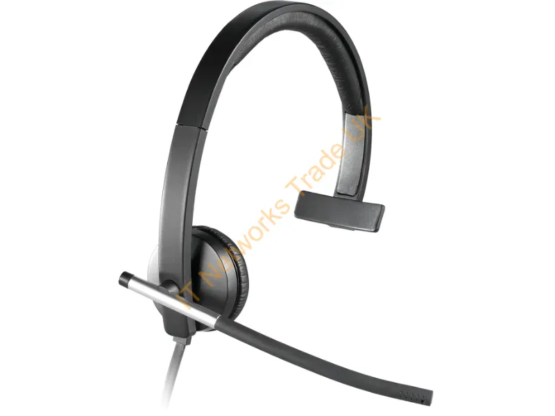 981-000513 - Logitech 981-000513 Headphones/Headset Wired Head-Band Office/Call Center Usb Type-A Black, Silver