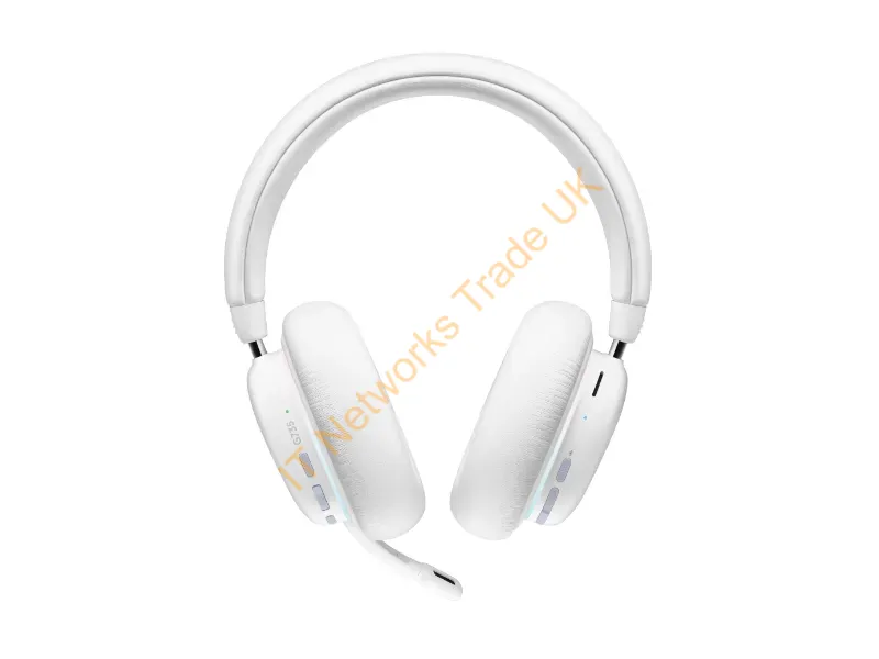 981-001082 - Logitech G 981-001082 Headphones/Headset Wireless Head-Band Gaming Bluetooth White