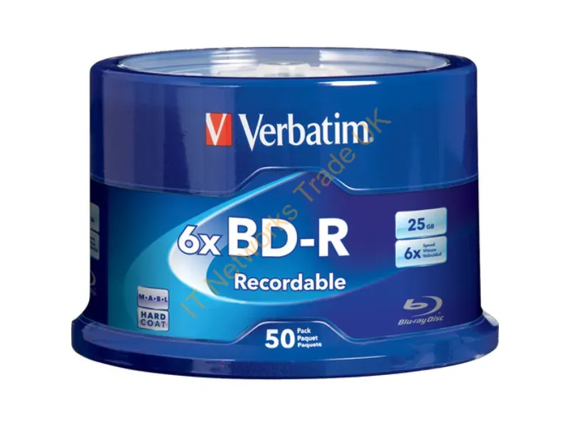 98397 - Verbatim 98397 Blank Blu-Ray Disc Bd-R 25 Gb 50 Pc(S)
