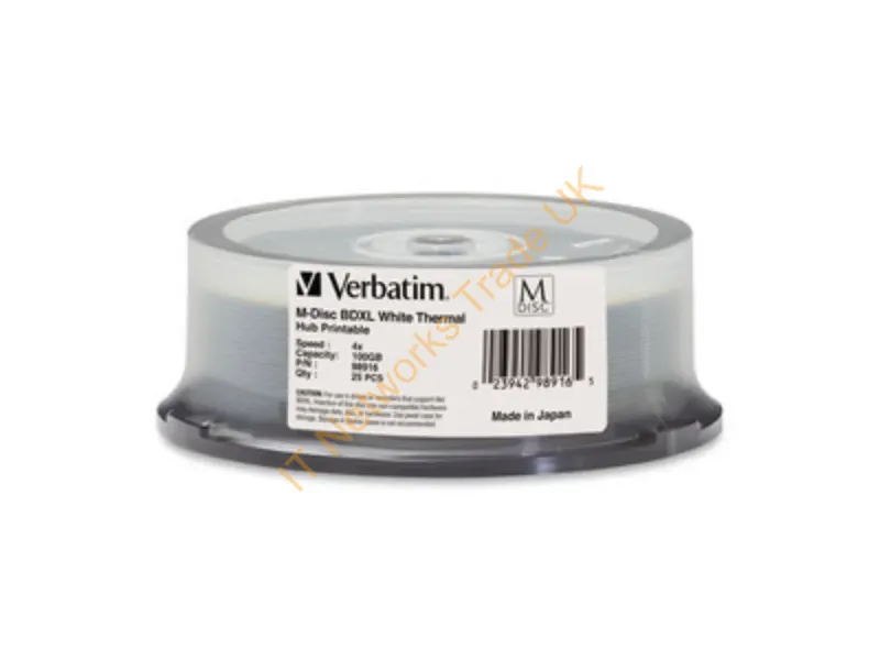 98916 - Verbatim M-Disc Bdxl 100 Gb 25 Pc(S)