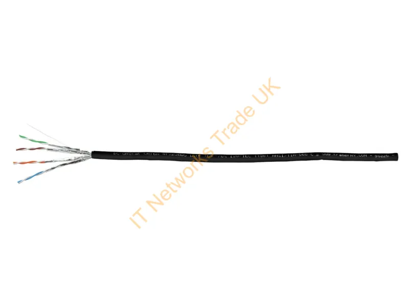 99-0461306 - Kramer Electronics Bc-Unikat/Lshf/Bk-305M Networking Cable Black 12007.9" (305 M) Cat6A U/Ftp (Stp)