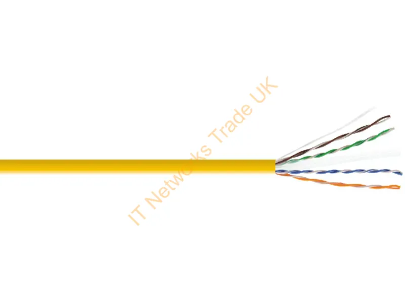 99-46110500 - Kramer Electronics 304.8M Cat6A U/Utp Lszh Networking Cable Yellow 12000" (304.8 M) U/Utp (Utp)