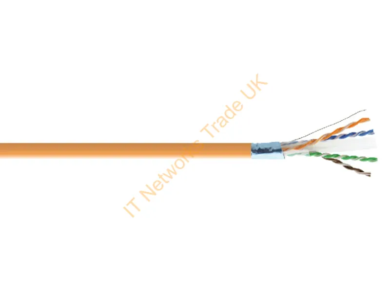 99-46310500 - Kramer Electronics 500M Cat6A F/Utp Lszh Networking Cable Orange 19685" (500 M) F/Utp (Ftp)