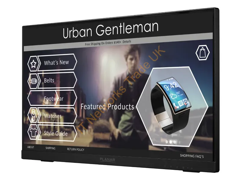 997-8286-00 - Planar Systems Pct2235 Computer Monitor 21.5" 1920 X 1080 Pixels Full Hd Lcd Touchscreen Black
