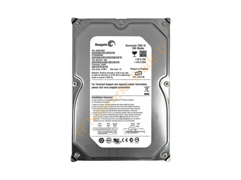 9AN510-503 Seagate 4GB 3600RPM ATA-33 Desktop Hard Disk Drive Internal HDD