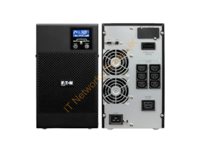 9E3000I - Eaton 9E3000I uninterruptible power supply (UPS) Double-conversion (Online) 3 kVA 2400 W 7 AC outlet(s)